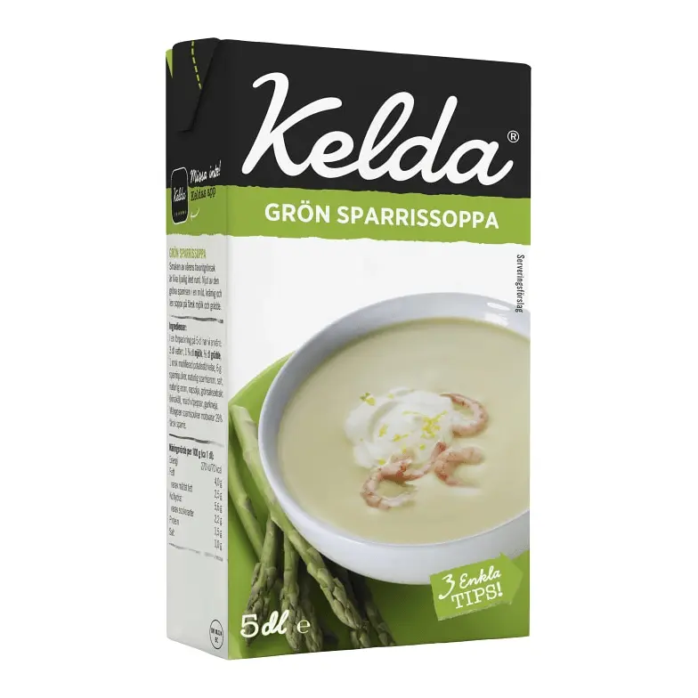 Kelda Grön Sparrissoppa - Green Asparagus Soup 500ml
