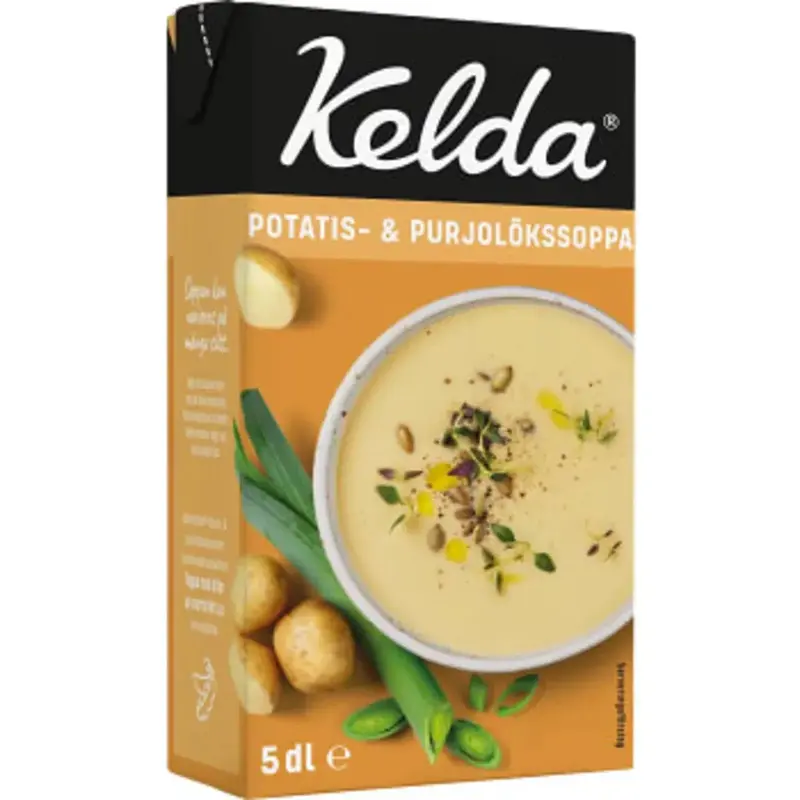 Kelda Soppa Potatis & Purjolök - Potato & Leek Sauce - 5dl