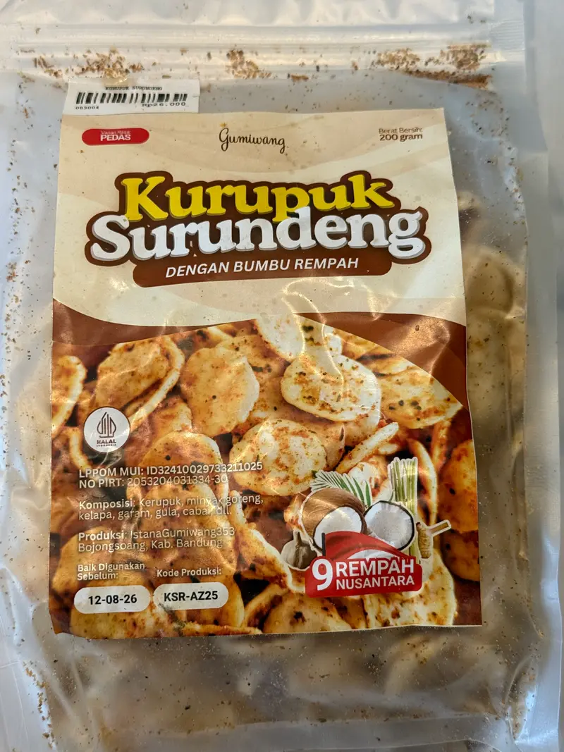 Kerupuk Surundeng / Surundeng Crackers