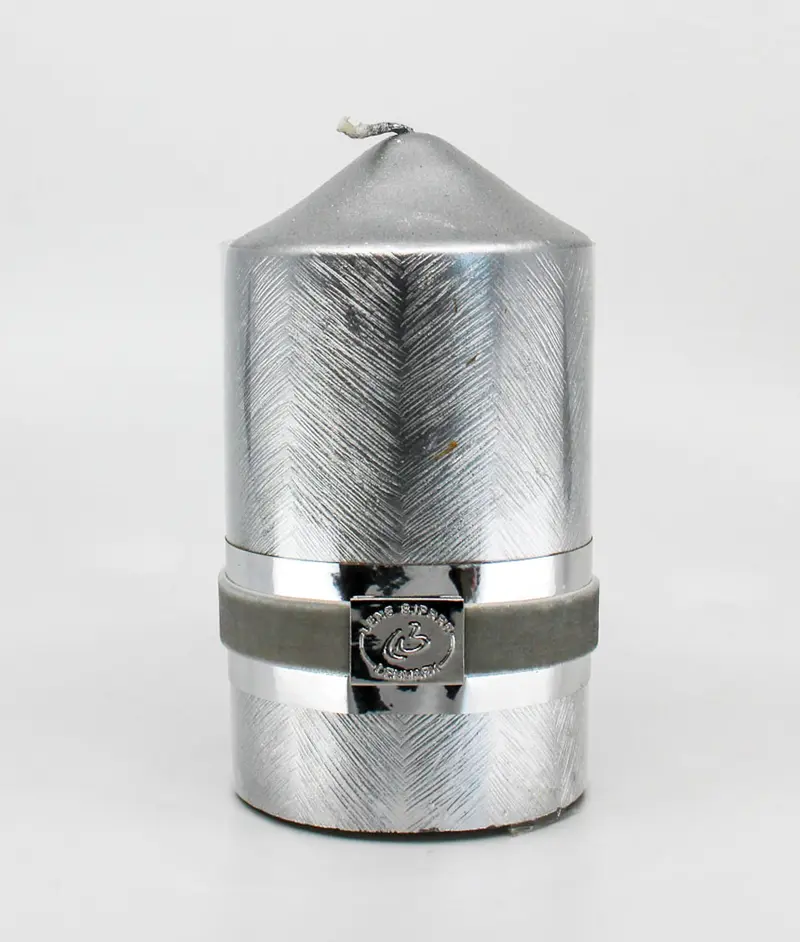 Kerze silber oder gold H 10cm