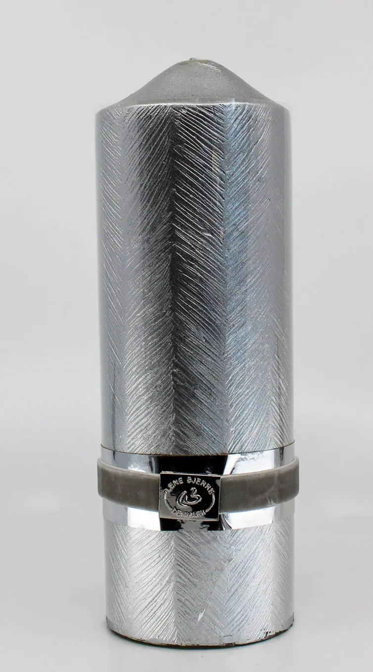 Kerze silber oder gold H 20cm