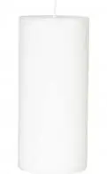 Kerze weiss H 15cm D 10cm