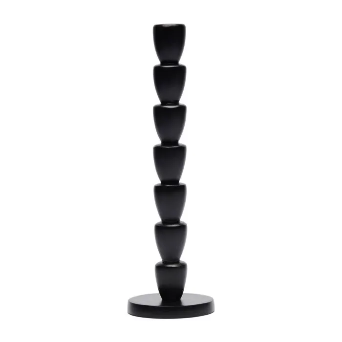 Kerzenständer schwarz H35cm