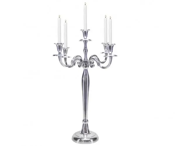 Kerzenständer silber H60cm