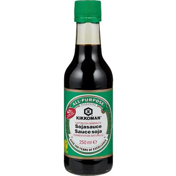 Kikkoman All Purpose Soya Sauce less salt - 250 ml