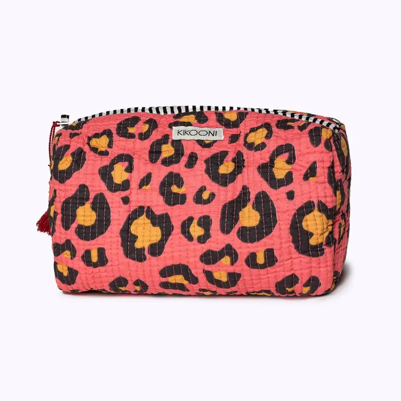 Kikooni Kosmetiktasche «Oh Leo Sunset» – Polyesterfutter