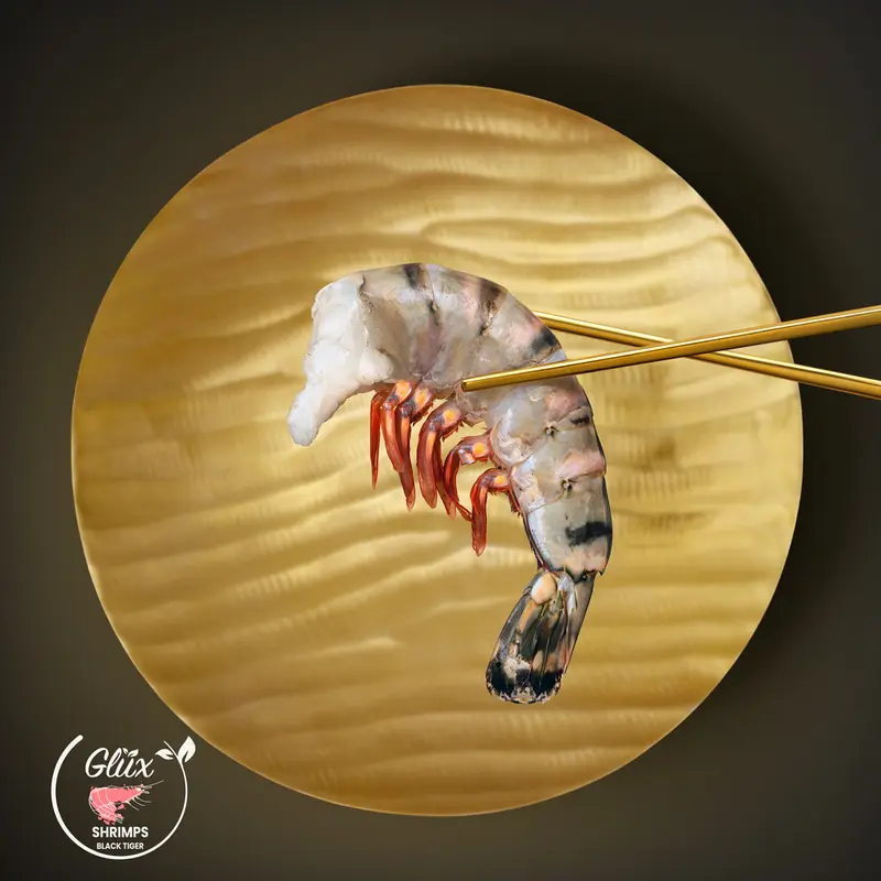 King Black Tiger Shrimps Crevetten 6/8, Easy Peel, 750 g