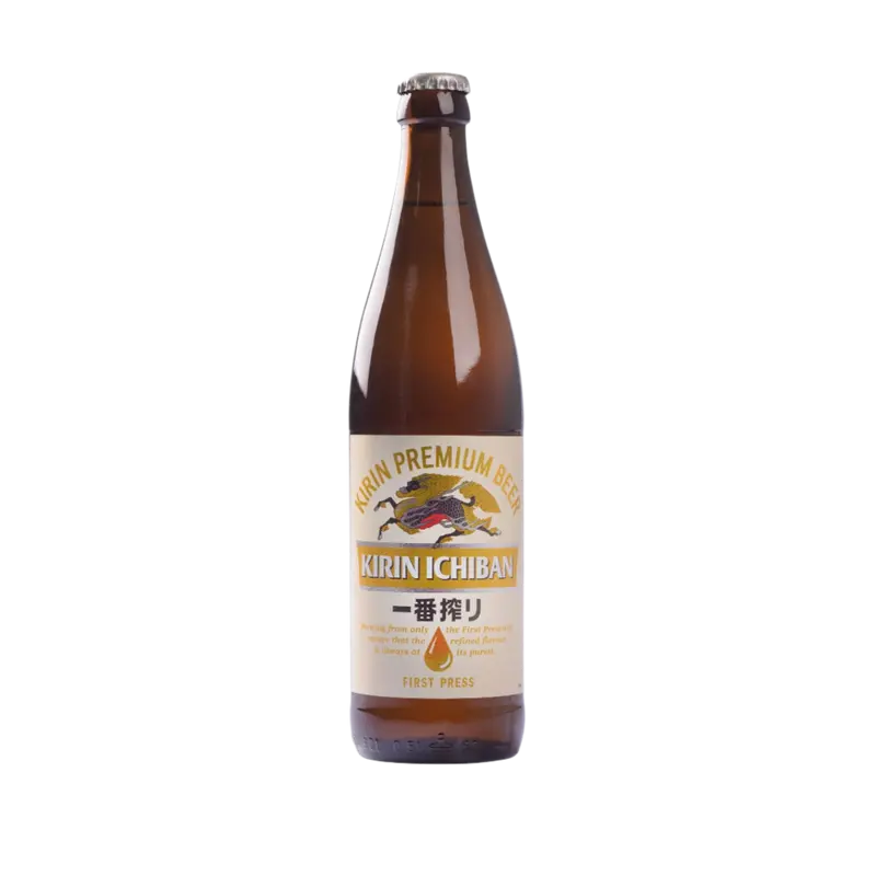 KIRIN Ichiban Bier (500ml Glasflasche)
