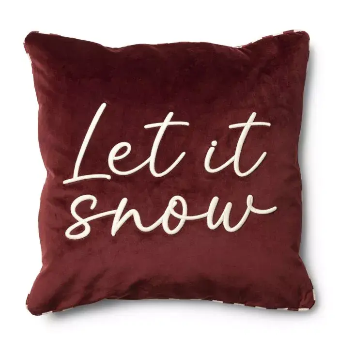 Kissen Let it snow 50x50cm