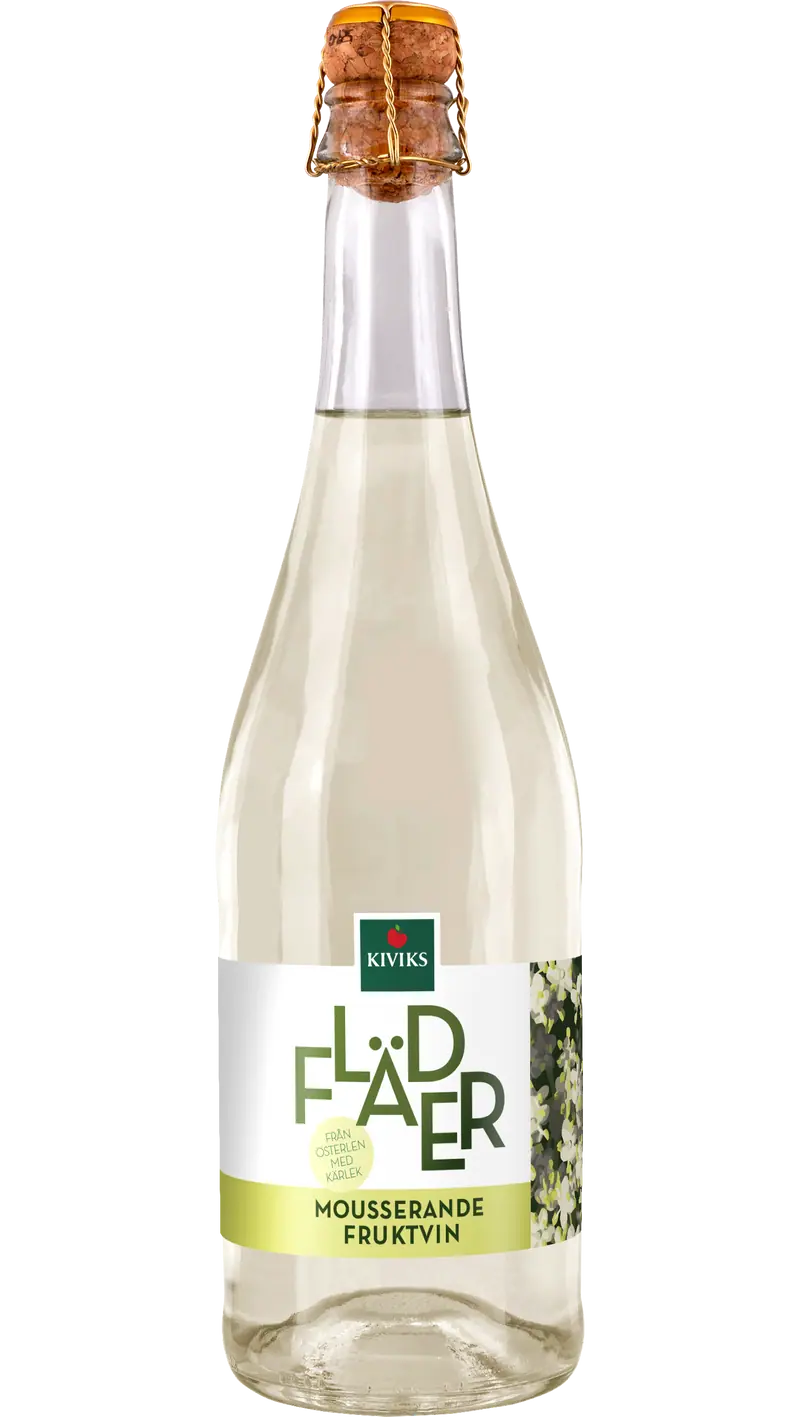 Kiviks Musteri Mousserande Fläderblomsvin - Sparkling Elderflower Wine 0,5% 75 cl