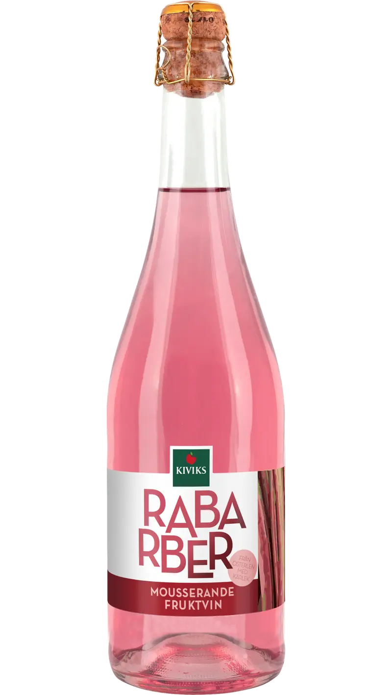 Kiviks Musteri Mousserande Rabarbervin Sparkling Rhubarb Wine 0.5% vol. – 75 cl