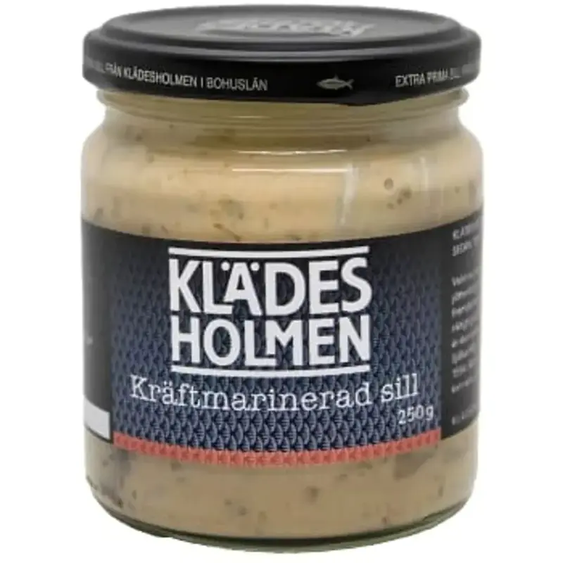 Klädesholmens Kräftmarinerad Sill - Crayfish-marined Herring 250g
