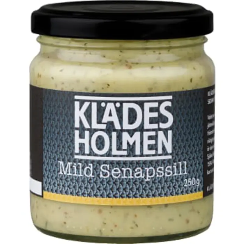 Klädesholmens Mild Senapssill - Herring Mild Mustard 250g