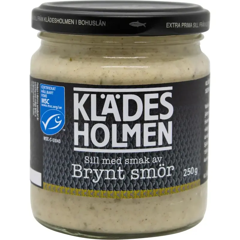 Klädesholmens Sill med smak av Brynt Smör - Browned butter Herring 250g