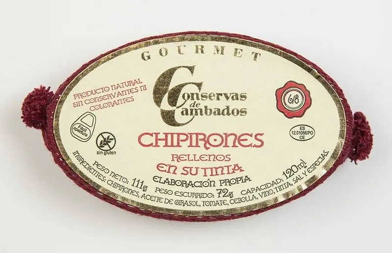 Kleine Tintenfische in seiner Tinte 6/8 Stk., 111 gr. Gourmet