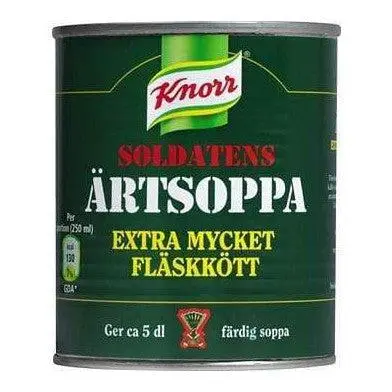 Knorr Soldatens Ärtsoppa - Peasoup with Pork meat 350g