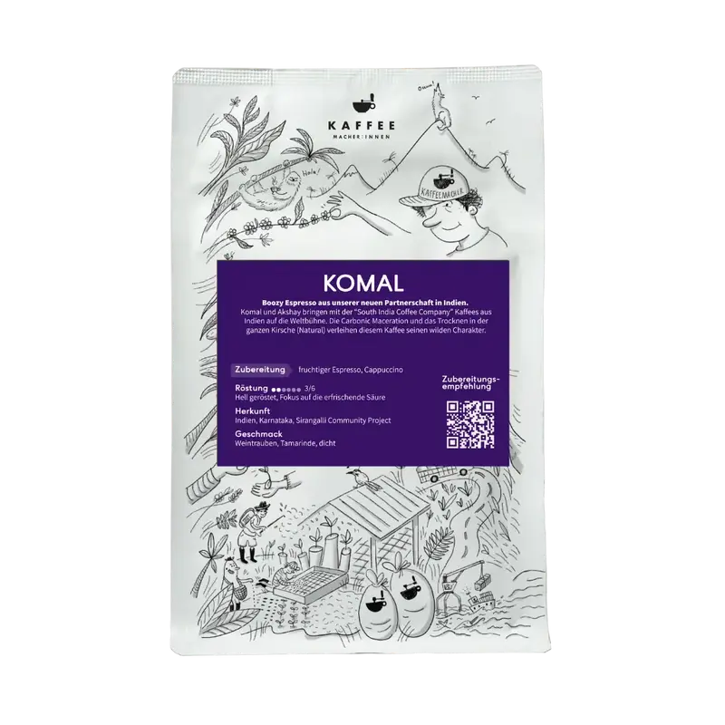 Komal, Espresso aus Indien
