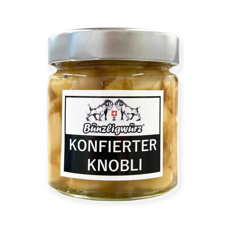 Konfierter Knobli