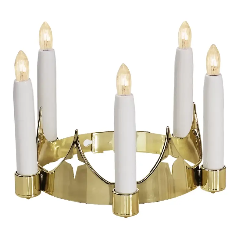 Konstsmide Luciakrona Guld - St Lucia Crown Goldcolored