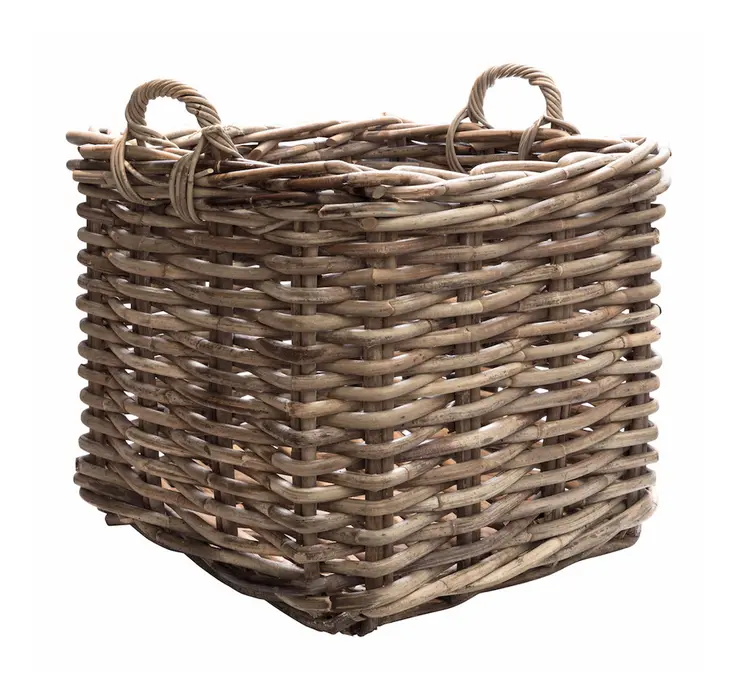 Korb Rattan eckig 65x65cm H 55cm