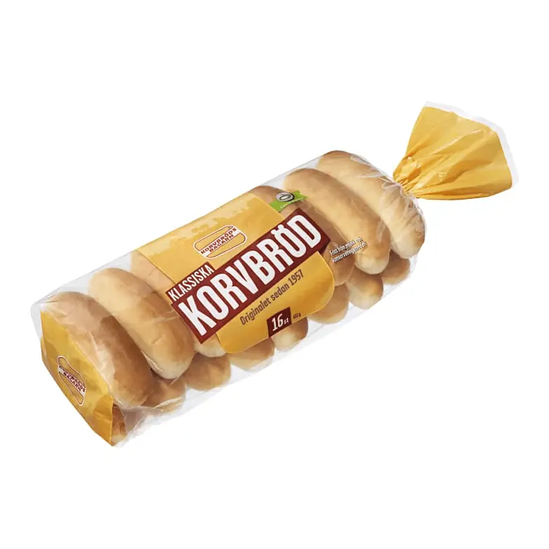 Korvbrödsbagarn Korvbröd - Hotdog buns 16pcs, 432g