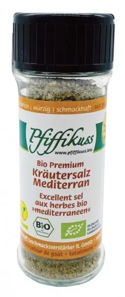 Kräutersalz Mediterran Bio 75 g