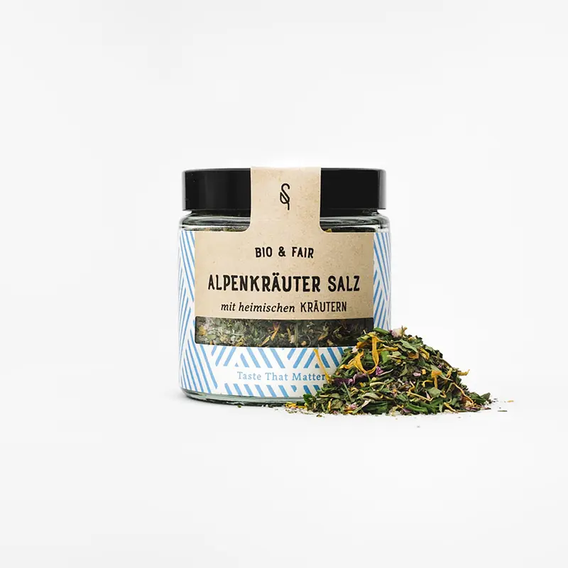 Kräutersalz mit Blüten BIO
