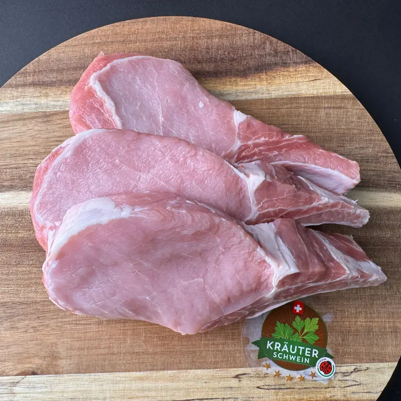 Kräuterschwein Kotelett