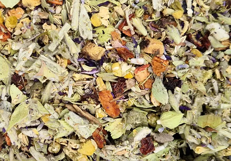 Kräutertee Bergblüten mit Lavendel BIO