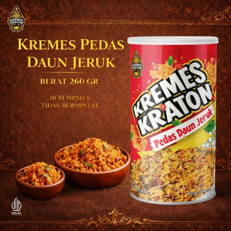 Kremes Kraton pedes daun jeruk