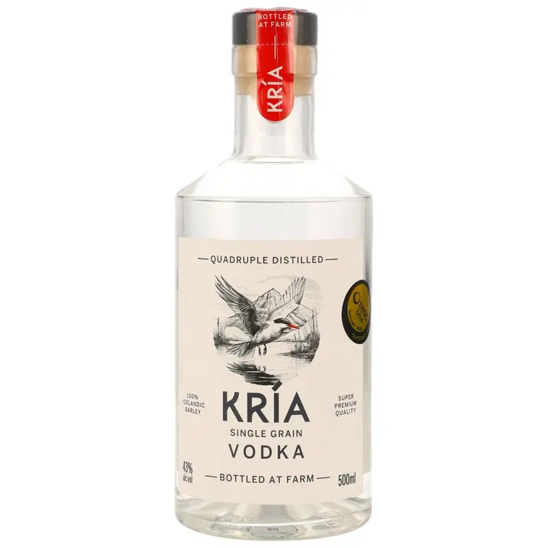 Kria Icelandic Single Grain Vodka by Eimverk (Floki)