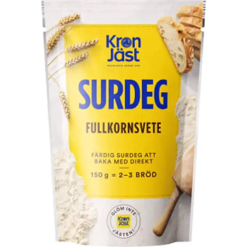 KronJäst Surdeg Fullkornsvete - Sourdough whole grain wheat - 150g