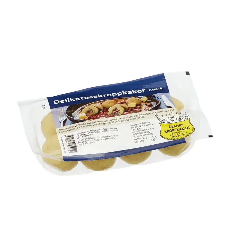 Kroppkakor Delikatess Ölandskroppkakan - Swedish Pork Dumpling 8-p 300g