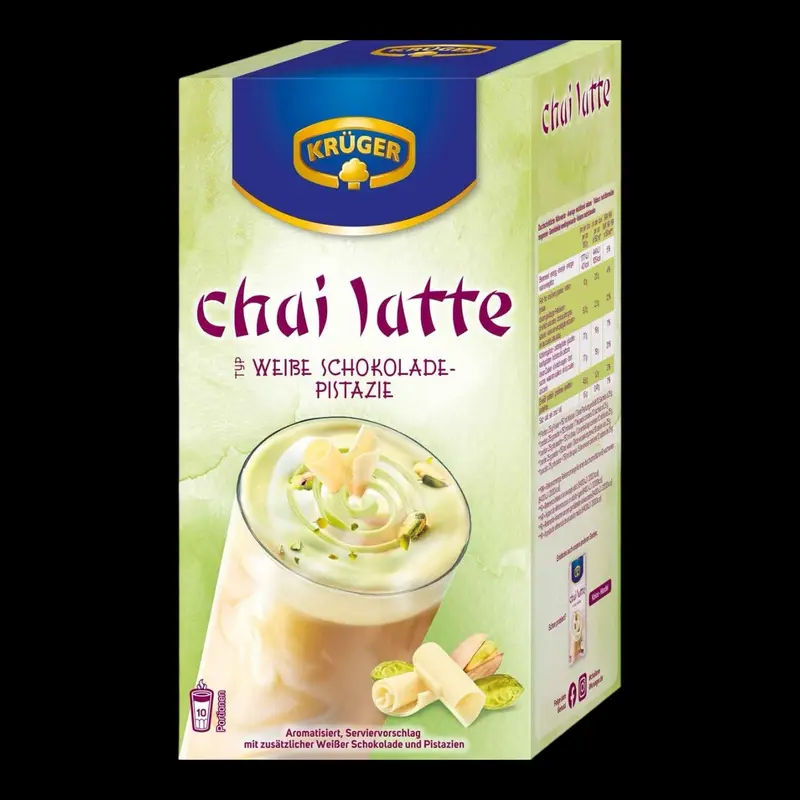 Krüger Chai Latte Weiße Schokolade-Pistazie