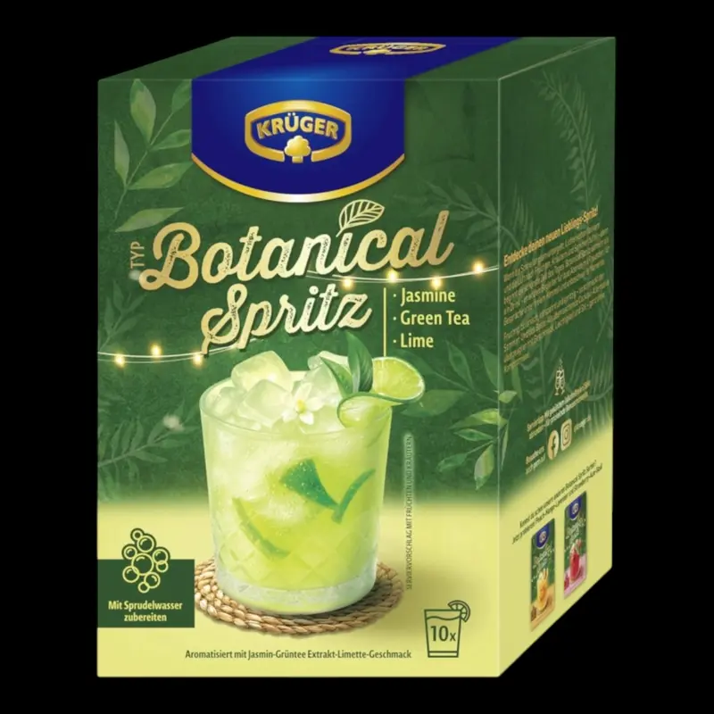 Krüger Typ Botanical Spritz Jasmine Green Tea Lime 10er