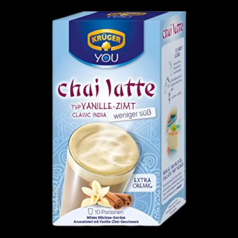 KRÜGER YOU chai latte Vanille-Zimt, weniger süß