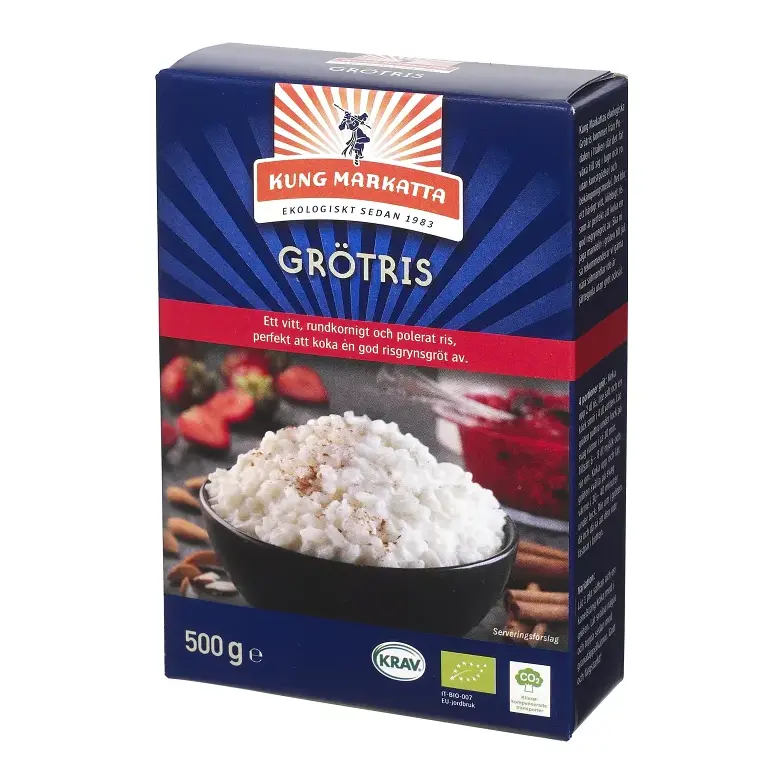 Kung Markatta Ekologiskt Grötris - Rice for Porridge 500g