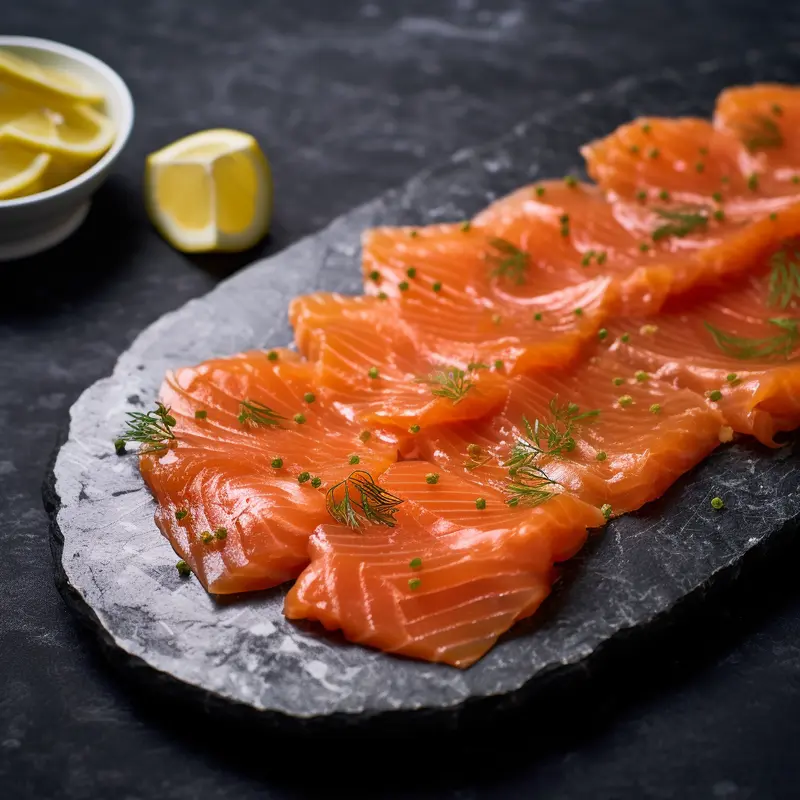 Kungälv Rökeri Gravad Lax Skivad - Cold Cured Salmon 200 g