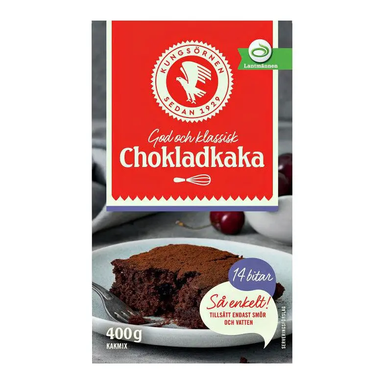 Kungsörnen Chokladkaka- Chocolate Cake 400g