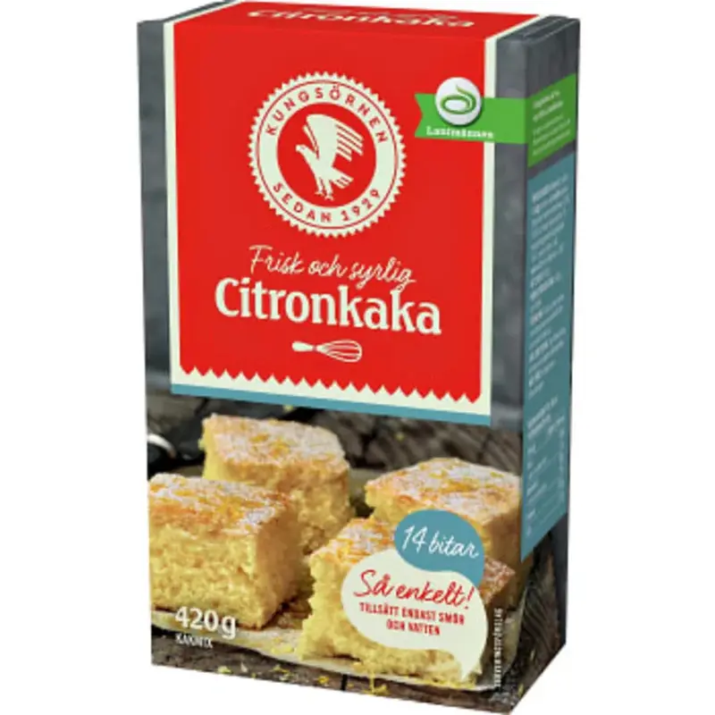 Kungsörnen Citronkaka - Lemon Cake Mix 420 g