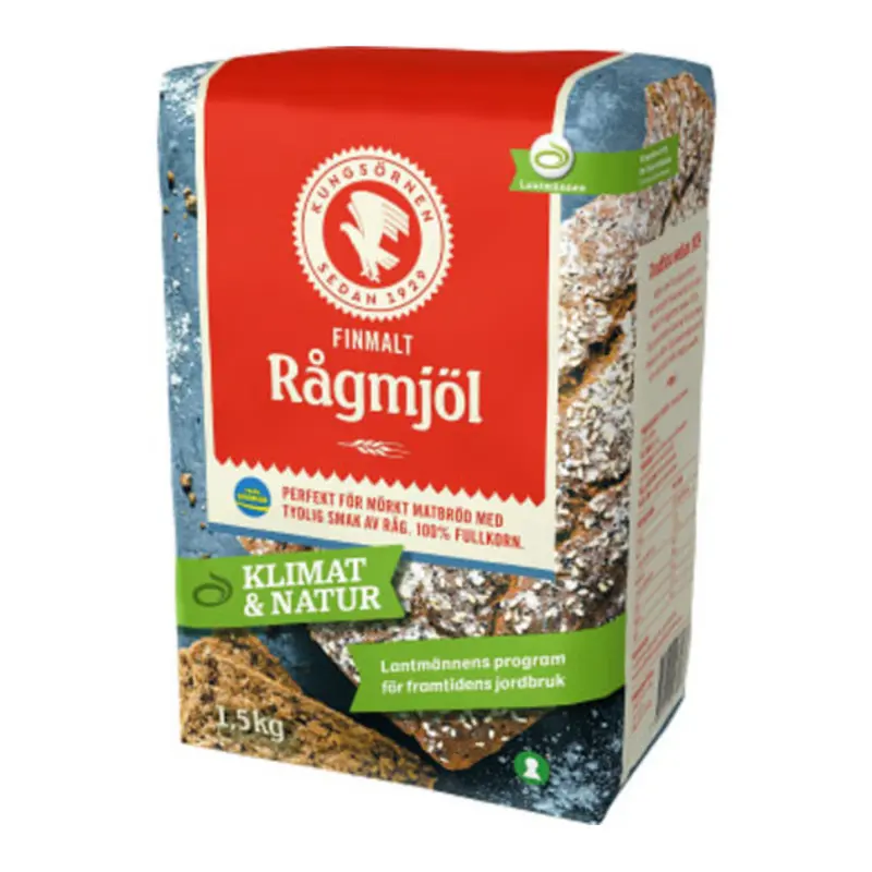 Kungsörnen Finmalet Rågmjöl - Fine Rye Flour 1.5 kg