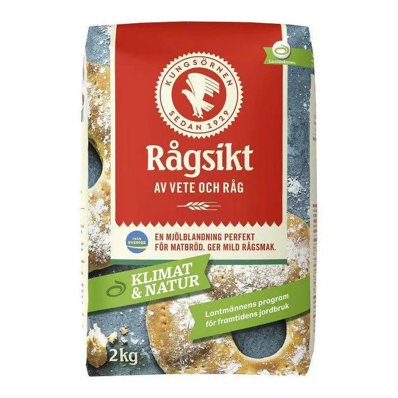 Kungsörnen Rågsikt av vete o råg - Flour from rye and wheat 2 kg