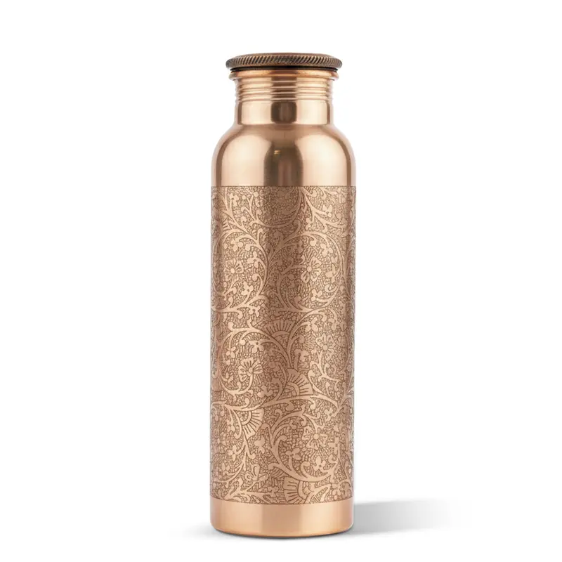 Kupferflasche Flower, 900 ml