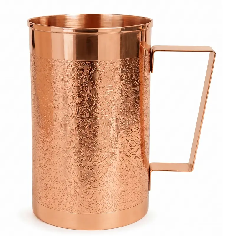 Kupferkrug Flower, 1.5 Liter