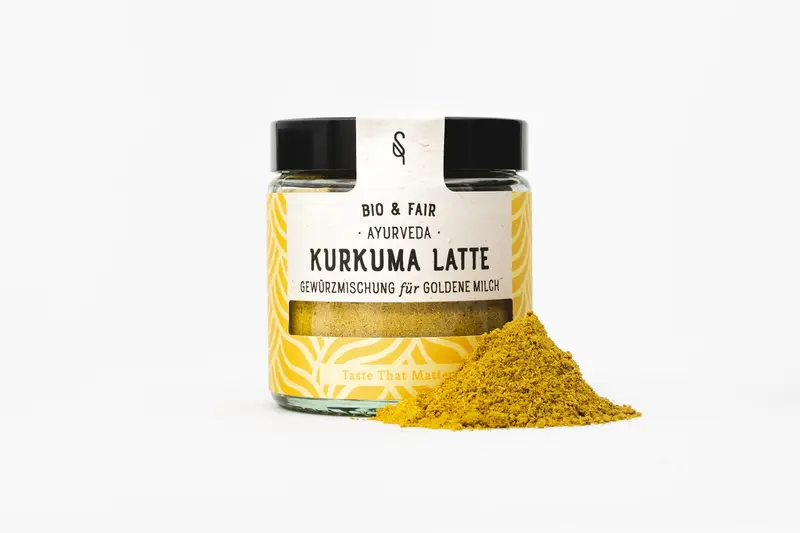 Kurkuma Latte Goldene Milch Gewürz Bio 120ml