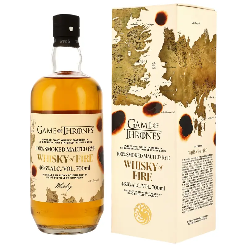 Kyrö Whisky of Fire - Smoked Malted Rye - Game of Thrones