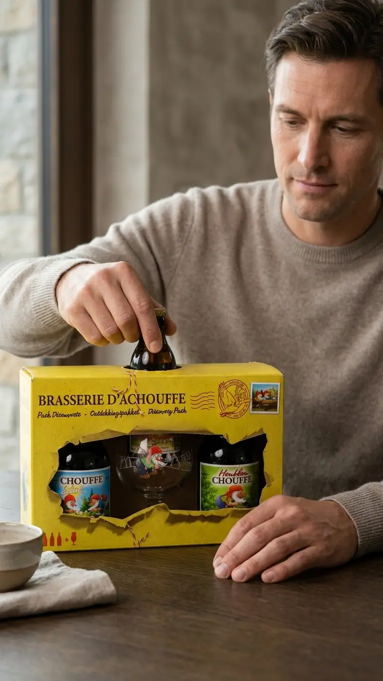La Chouffe Geschenkset kaufen Schweiz – belgisches Craft Beer mit Glas | TheCrafts.ch