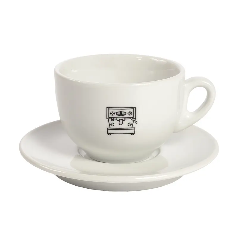 La Marzocco Cappuccinotassen-Set "Linea Mini" 6 Stück Weiss