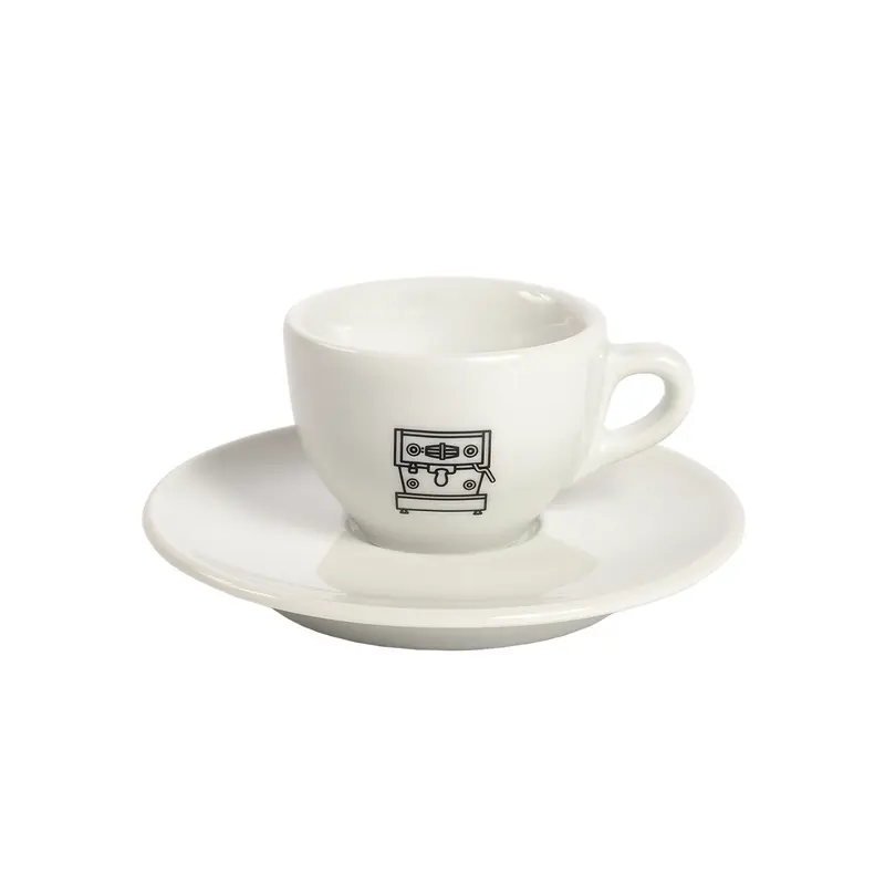 La Marzocco Espressotassen-Set "Linea Mini" 6 Stück Weiss