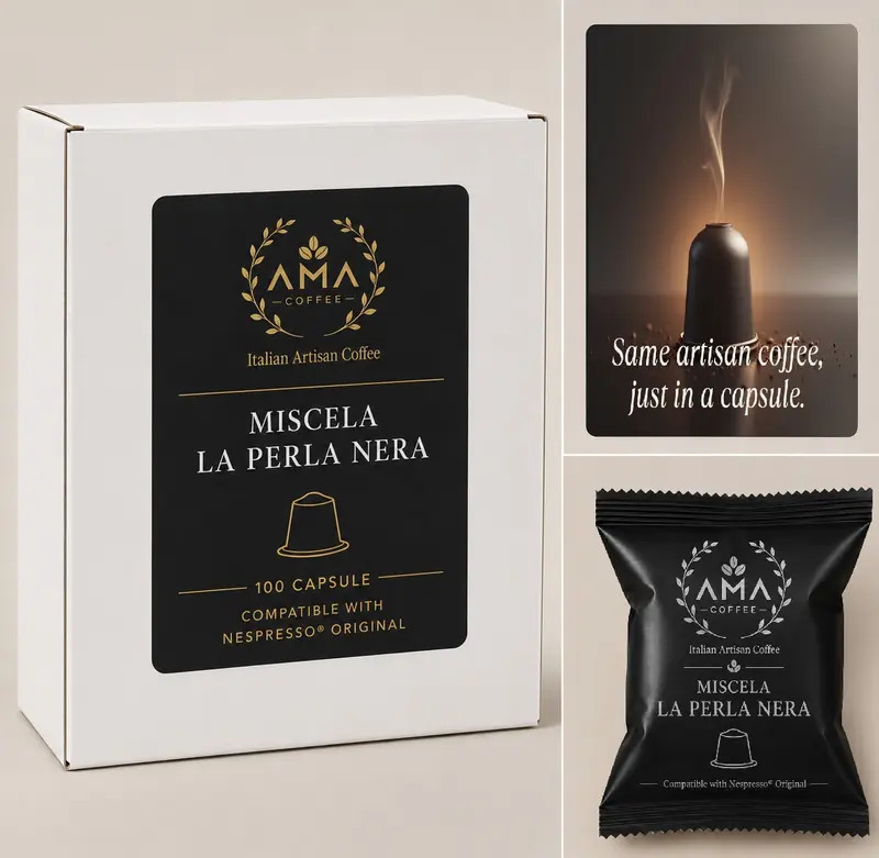 La Perla Nera – 100 Nespresso®-kompatible Kapseln
